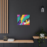 Abstract Neon Brushstroke Canvas Print — Colorful Modern Wall Art thumbnail 58