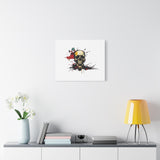 Skull Splash Art Canvas — Grunge Skull Wall Decor, Edgy Gothic Home Accent thumbnail 42
