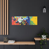Abstract Color Splash Matte Canvas — Stretched Wall Art thumbnail 82