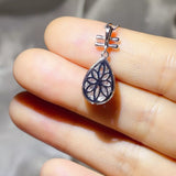 3 Carat 925 Sterling Silver Moissanite Pendant Necklace thumbnail 4