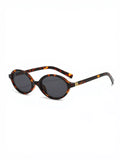 Retro Oval Frame Sunglasses thumbnail 2
