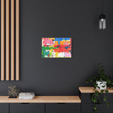 Abstract Color Splash Matte Canvas Print — Vibrant Modern Wall Art thumbnail 49