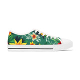 Tropical Floral Women's Low Top Sneakers thumbnail 4