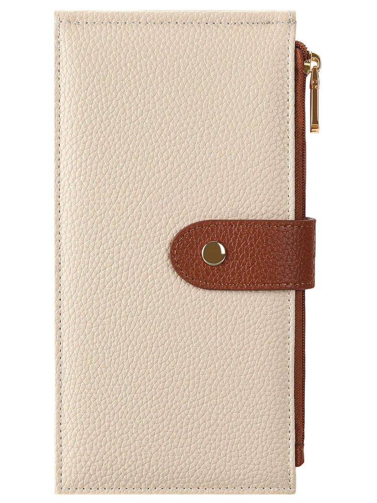 Dual Zipper Long Wallet