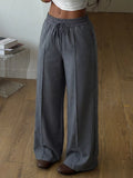 High-Waisted Wide-Leg Drawstring Pants thumbnail 2