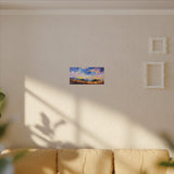 Matte Canvas Landscape — Vibrant Mountain Sunrise Wall Art thumbnail 3