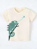 Children's Chameleon Catching Insect Graphic T-Shirt thumbnail 2
