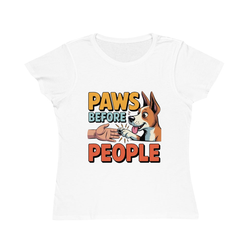 Paws Before People T‑Shirt — Cute Dog Paw Print Graphic Tee for Dog Lovers