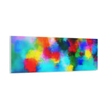 Abstract Rainbow Splash Matte Canvas Print thumbnail 80