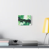 Abstract Green Brushstroke Canvas Print thumbnail 30