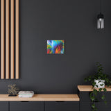 Abstract Color Explosion Matte Canvas Print thumbnail 34
