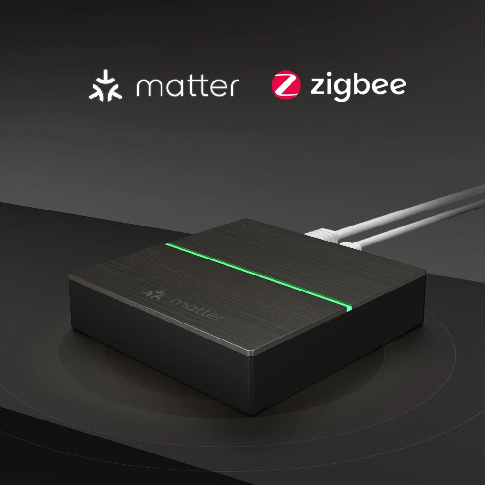 AVATTO Tuya Matter Smart Wired Gateway Hub – ZigBee Smart Home Bridge, Voice Control with Siri, Google Home & Alexa