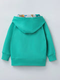 Children's Cartoon Construction Vehicle Zip-Up Hoodie thumbnail 2