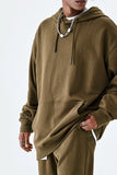 Men's Drawstring Kangaroo Pocket Hoodie thumbnail 6