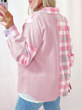Plaid Button-Up Jacket thumbnail 2