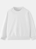 Children's Casual Solid Color Crew Neck Sweatshirt thumbnail 10
