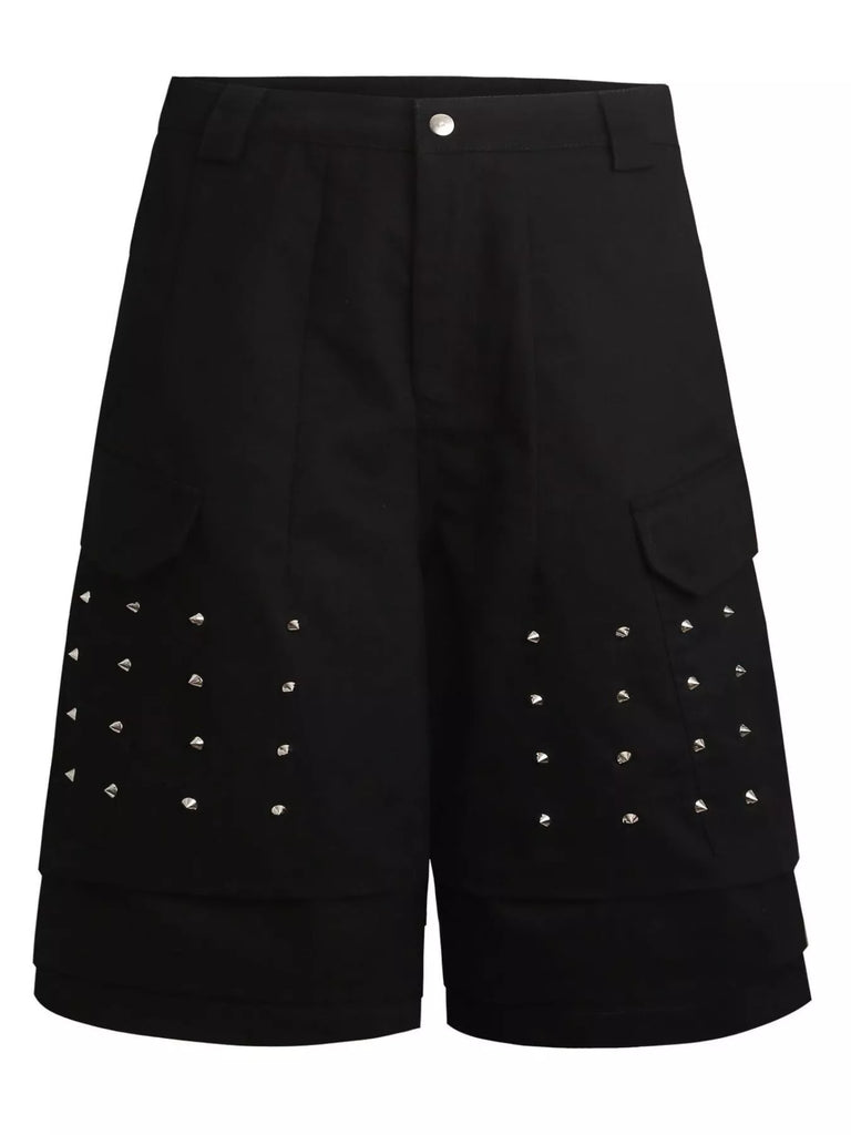 Men's Studded Cargo Capris