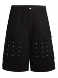 Men's Studded Cargo Capris thumbnail 3