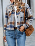 Plaid Button-Up Jacket thumbnail 3