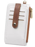 Zippered Leather Card Holder Wallet thumbnail 1