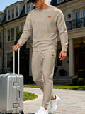 Men's Full Size Casual Textured Top and Pants Set Plus Size thumbnail 5