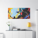 Abstract Color Splash Matte Canvas Print — Modern Stretched Wall Art thumbnail 96