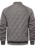 Men's Quilted Snap Down Long Sleeve Jacket thumbnail 22