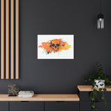 Skull Art Canvas Print – Vibrant Paint-Splash Skull Wall Decor thumbnail 61