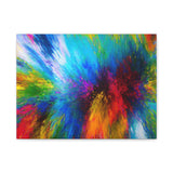 Abstract Color Explosion Matte Canvas Print thumbnail 4