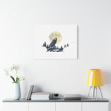 Howling Wolf Moon Matte Canvas Wall Art — Stretched 1.25" thumbnail 48
