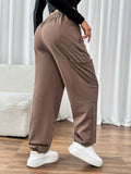 Perfee Tied Joggers with Pockets thumbnail 2