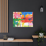 Abstract Color Splash Matte Canvas Print — Vibrant Modern Wall Art thumbnail 79