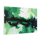 Abstract Green Brushstroke Canvas Print thumbnail 86