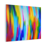 Abstract Rainbow Waves Matte Canvas Print — Vibrant Colorful Wall Art thumbnail 53