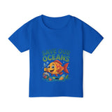 Save Our Oceans Toddler T-Shirt — Cute Fish Environmental Shirt for Kids thumbnail 5