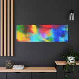 Abstract Color Burst Canvas Print — Vibrant Stretched Matte Wall Art thumbnail 94