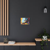 Abstract Color Splash Matte Canvas Print — Modern Stretched Wall Art thumbnail 40
