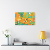 Abstract Orange & Green Canvas Art — Vibrant Modern Wall Decor thumbnail 60