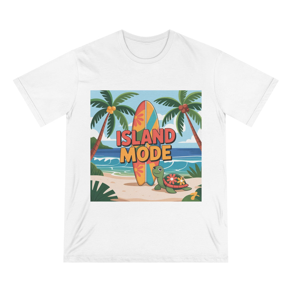 Island Mode T-Shirt — Tropical Surf Turtle Graphic Tee