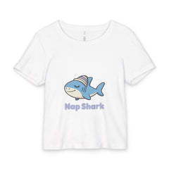 Nap Shark Baby Tee - Organic Rib Infant T-Shirt with Cute Sleeping Shark Design