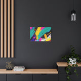 Abstract Neon Brushstroke Canvas Print — Colorful Modern Wall Art thumbnail 52