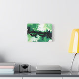 Abstract Green Brushstroke Canvas Print thumbnail 33