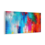 Vibrant Abstract Color Splash Matte Canvas Print thumbnail 41