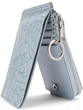 Embossed Floral Leather Bifold Wallet thumbnail 5