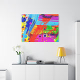 Abstract Color Splash Canvas Print — Vibrant Modern Wall Art thumbnail 90