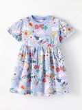 Children's Farm Animal Print Dress thumbnail 2