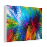 Abstract Color Explosion Matte Canvas Print thumbnail 26