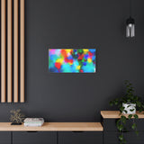 Abstract Rainbow Splash Matte Canvas Print thumbnail 58