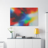 Abstract Color Burst Canvas Print — Vibrant Stretched Matte Wall Art thumbnail 99