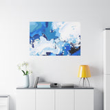 Abstract Blue Galaxy Canvas Print — Matte Stretched Wall Art thumbnail 87